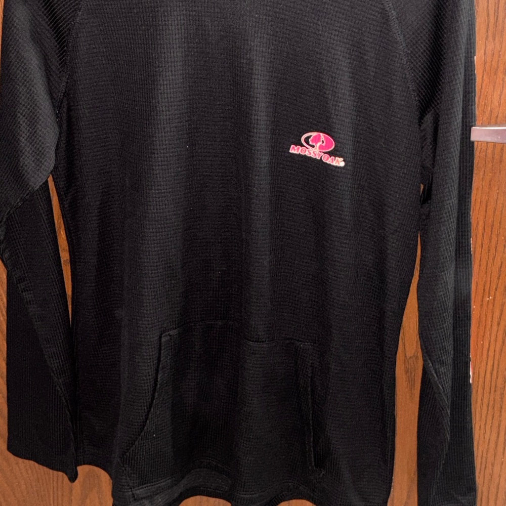 Mossy Oak Black Long Sleeve Shirt